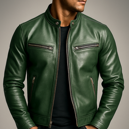 Marcello Leather Biker Jacket