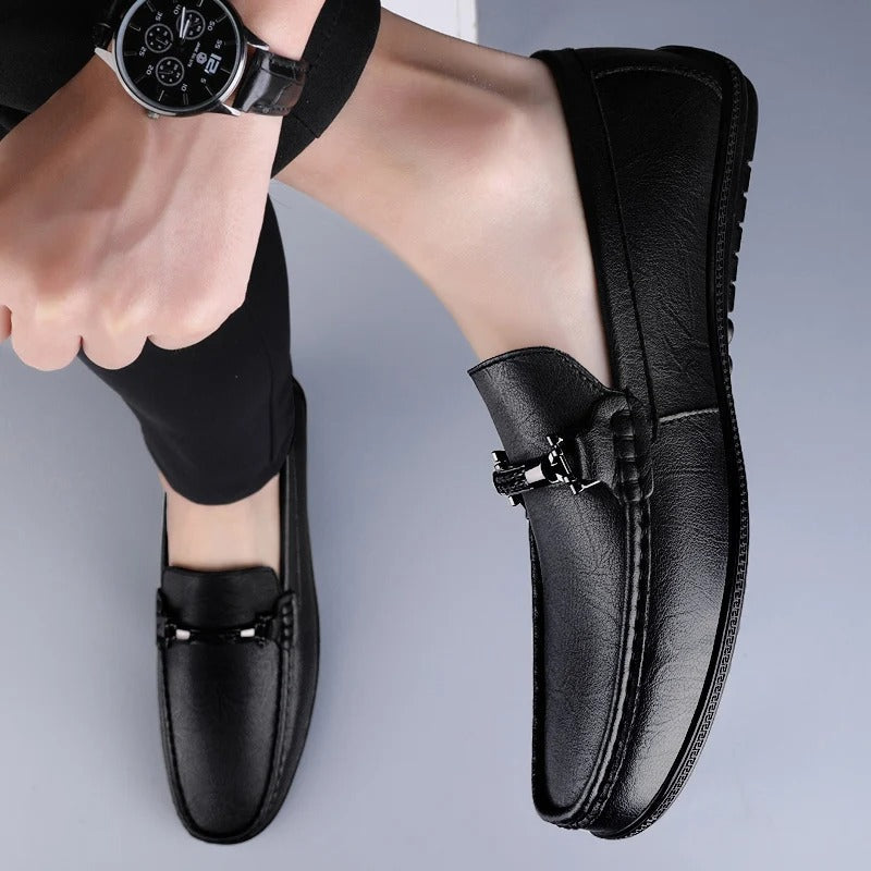 Pienza Leather Loafers