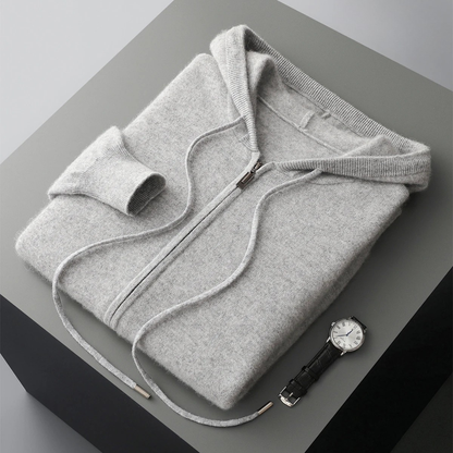 Harrow Cashmere Zip Hoodie