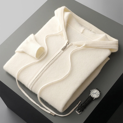 Harrow Cashmere Zip Hoodie