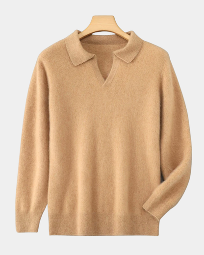 Ashford Cashmere Polo Sweater