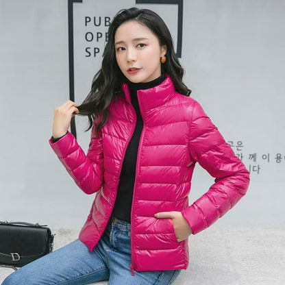 Donita Elegant Lightweight Quilted Spring Jacket