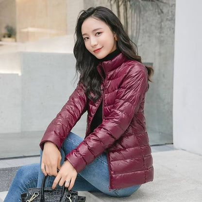 Donita Elegant Lightweight Quilted Spring Jacket