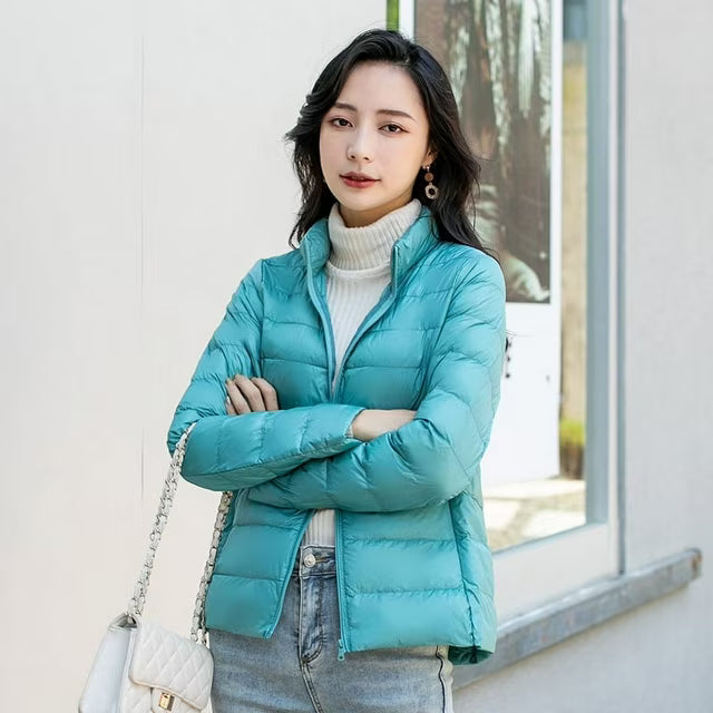 Donita Elegant Lightweight Quilted Spring Jacket