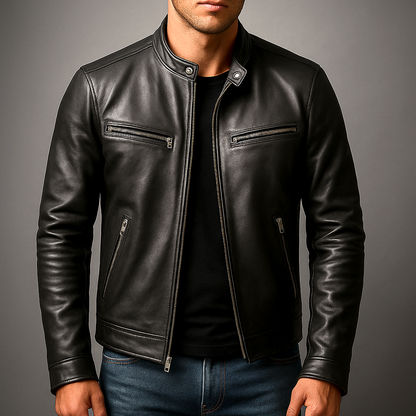 Marcello Leather Biker Jacket