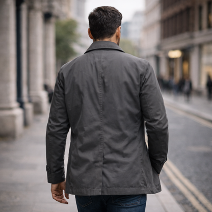 Axton Stylish Weather-Resistant Men's Overcoat