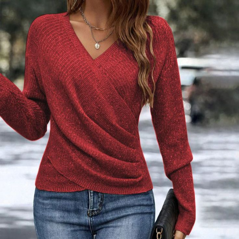 Velisse Wrap Knit Sweater