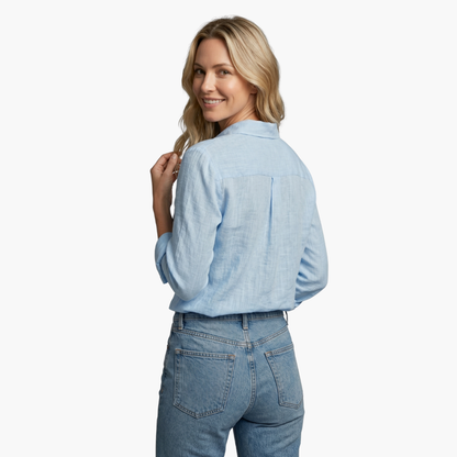 Luneria Relaxed Fit Button-Down Women's Shirt