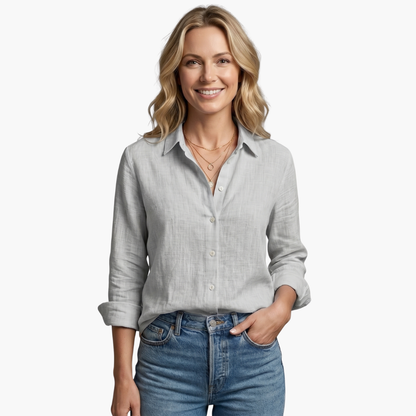 Luneria Relaxed Fit Button-Down Women's Shirt