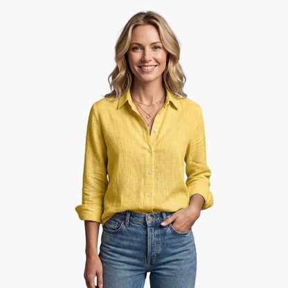 Luneria Relaxed Fit Button-Down Women's Shirt