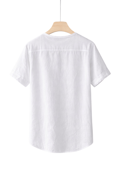 Horizon Henley Linen Shirt