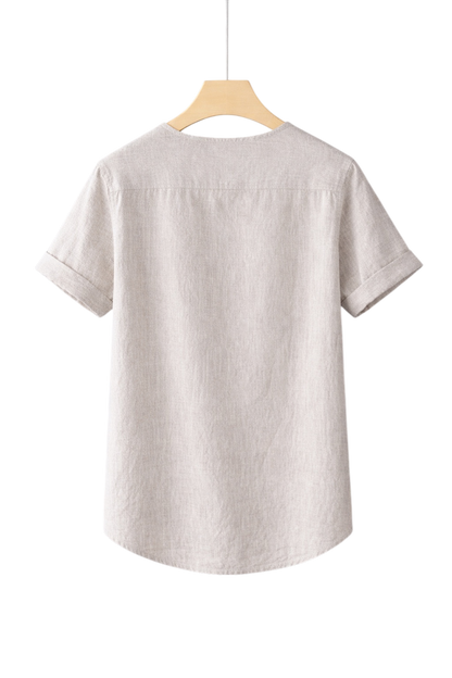 Horizon Henley Linen Shirt