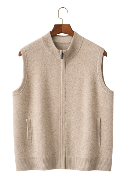 Luciani Cashmere Zip Vest