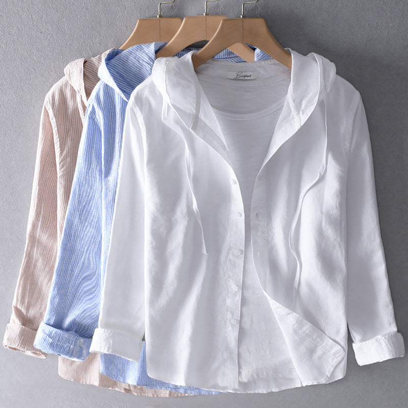 Lunessa Elegant Women's Linen Blouse