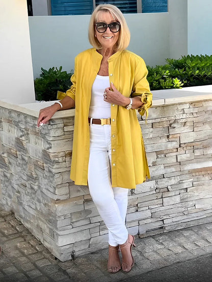Elyra Longline Tunic Blouse