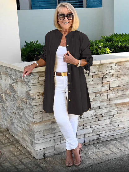 Elyra Longline Tunic Blouse