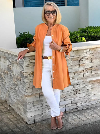 Elyra Longline Tunic Blouse