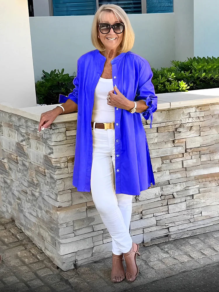 Elyra Longline Tunic Blouse