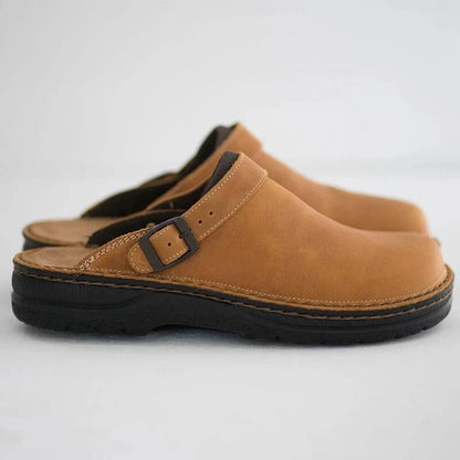 Men's Comfort Leather Clogs