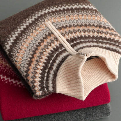 Evan Cashmere Half-Zip Sweater