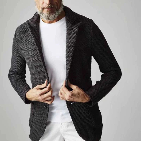 Valen Herringbone Tailored Blazer