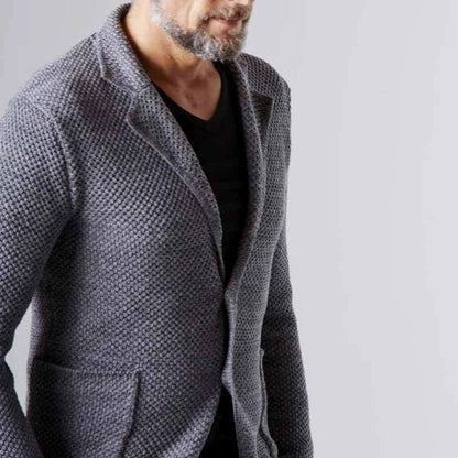 Valen Herringbone Tailored Blazer