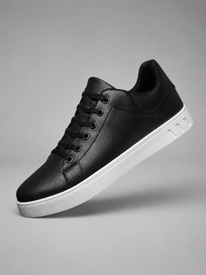 Men's Smart Casual Leather Trainers – Comfortable Everyday Sneakers