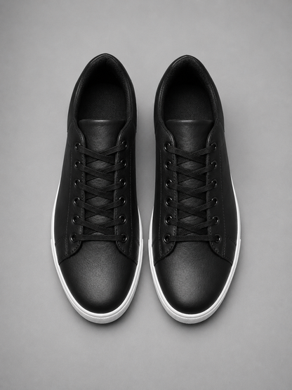 Men's Smart Casual Leather Trainers – Comfortable Everyday Sneakers