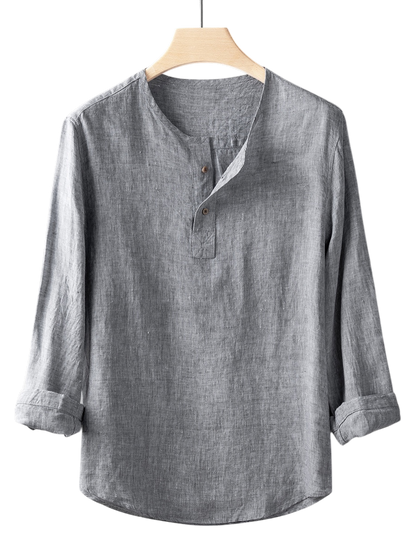 Drift Henley Linen Shirt