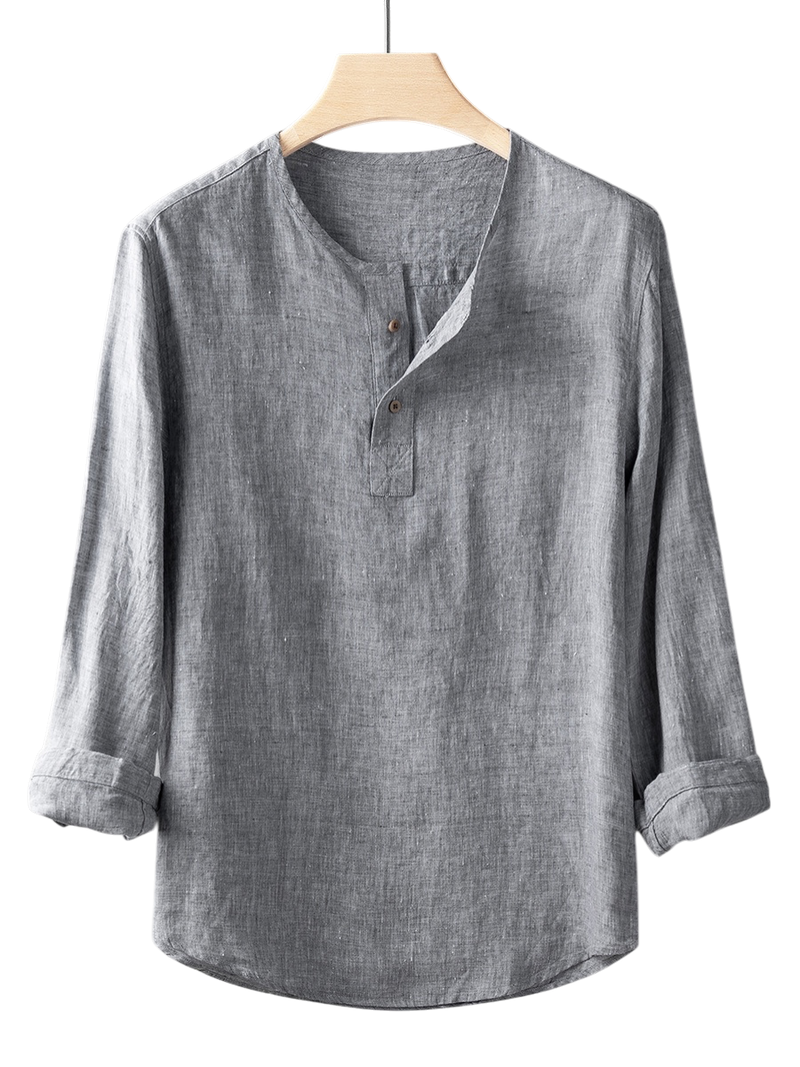 Drift Henley Linen Shirt