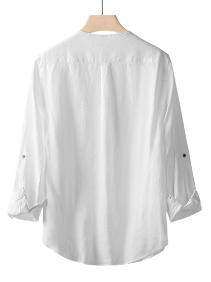 Drift Henley Linen Shirt