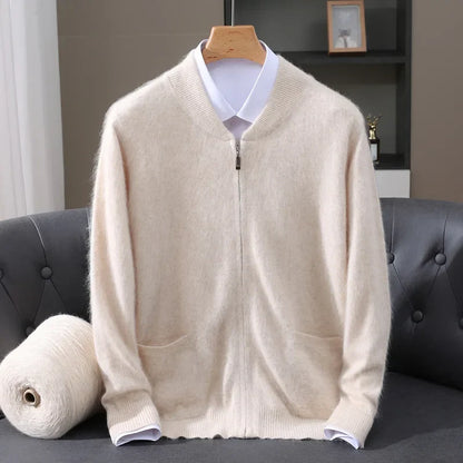 Montreux Cashmere Zip Cardigan
