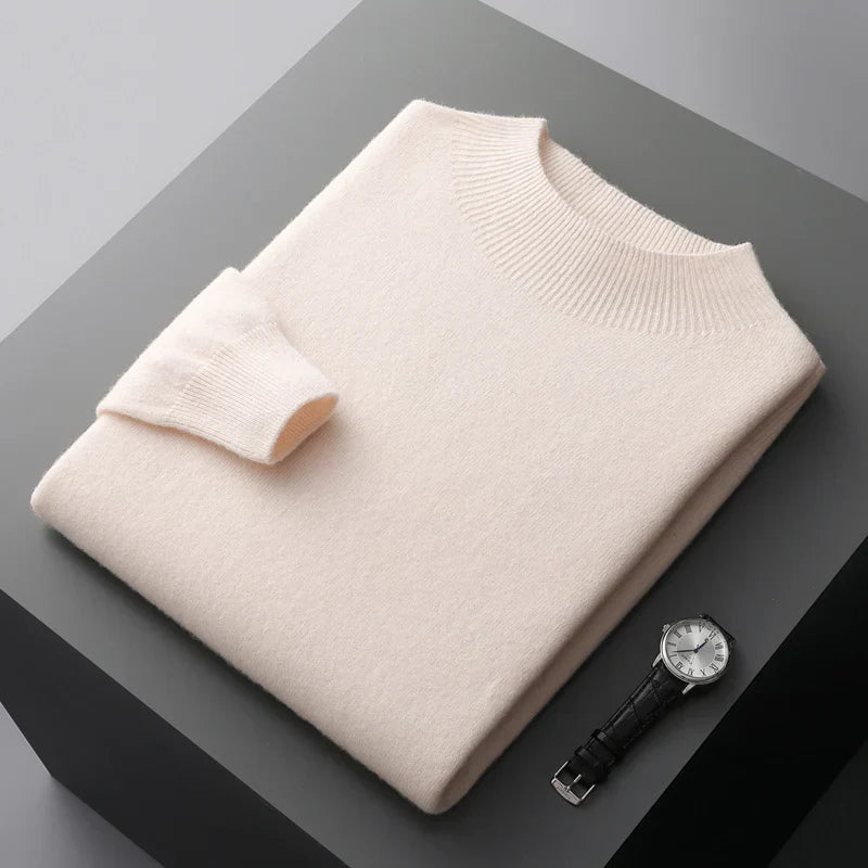 Ashbury Cashmere Half-Neck Sweater