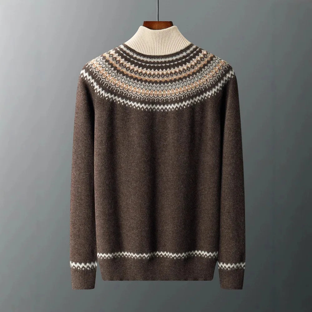 Evan Cashmere Half-Zip Sweater