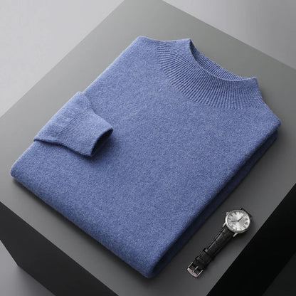 Ashbury Cashmere Half-Neck Sweater