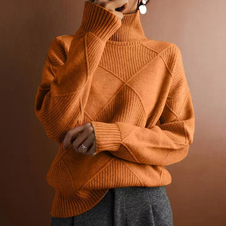 Isla Ribbed Turtleneck
