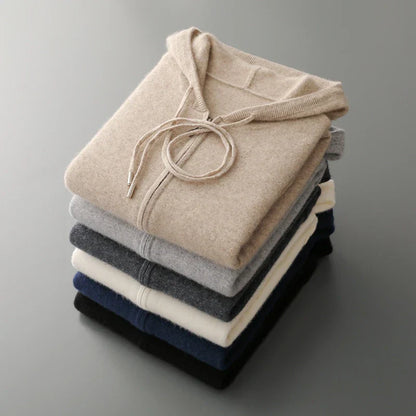 Harrow Cashmere Zip Hoodie