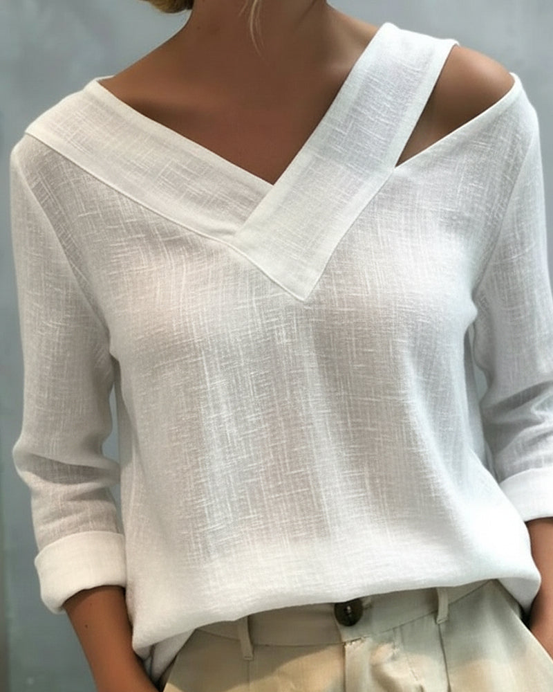 Avielle Asymmetric Elegance Blouse