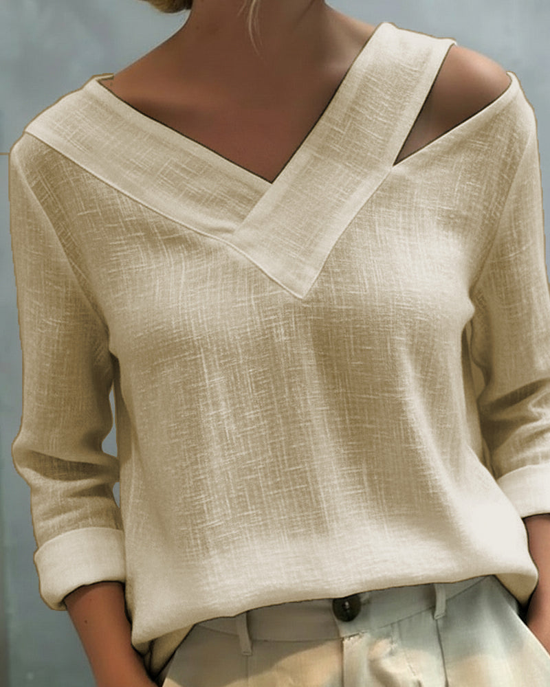 Avielle Asymmetric Elegance Blouse