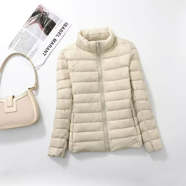 Donita Elegant Lightweight Quilted Spring Jacket