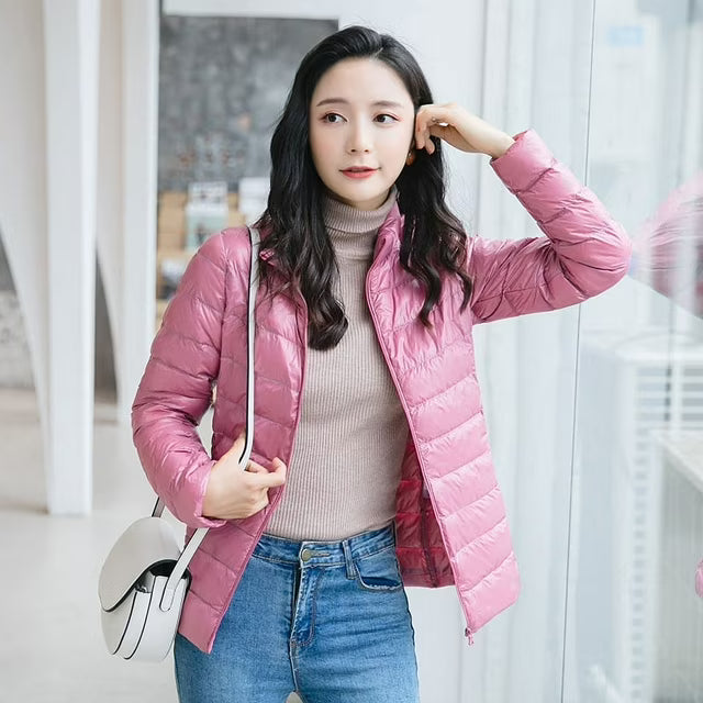 Donita Elegant Lightweight Quilted Spring Jacket