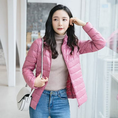 Donita Elegant Lightweight Quilted Spring Jacket