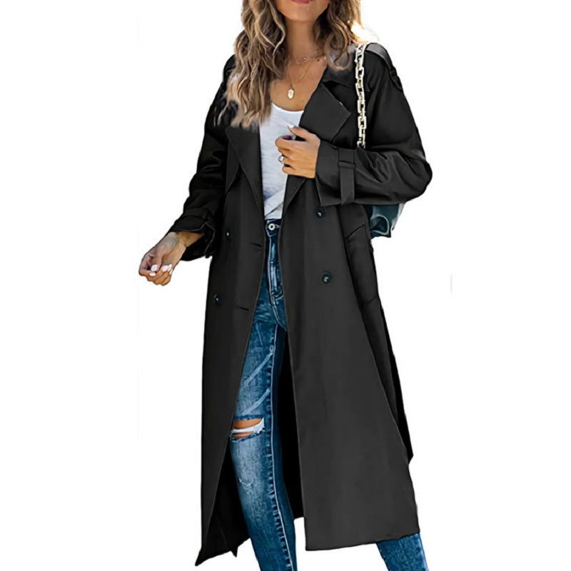 Women's Longline Trench Coat
