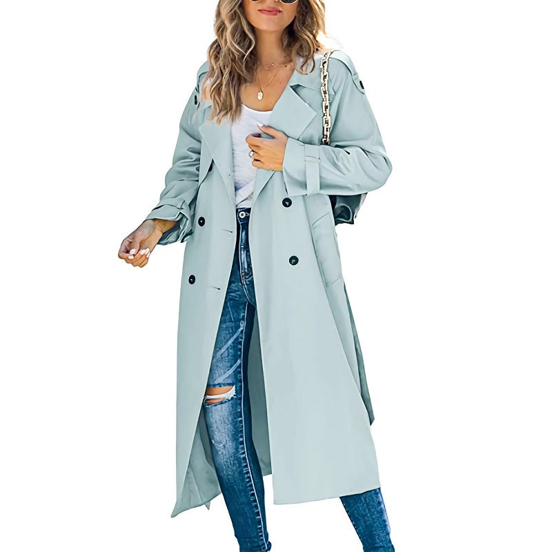 Women's Longline Trench Coat