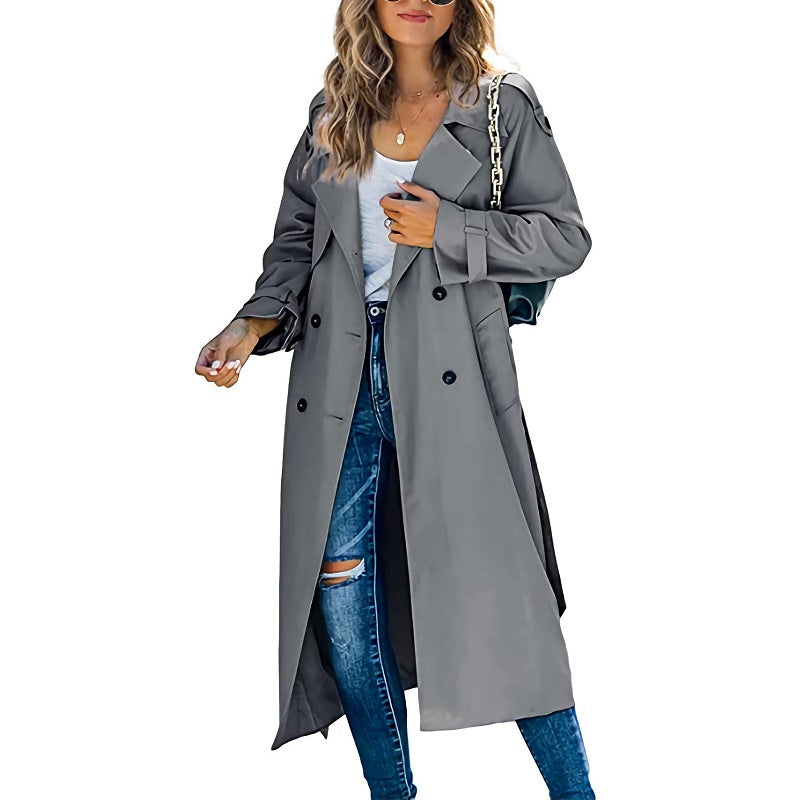 Women's Longline Trench Coat