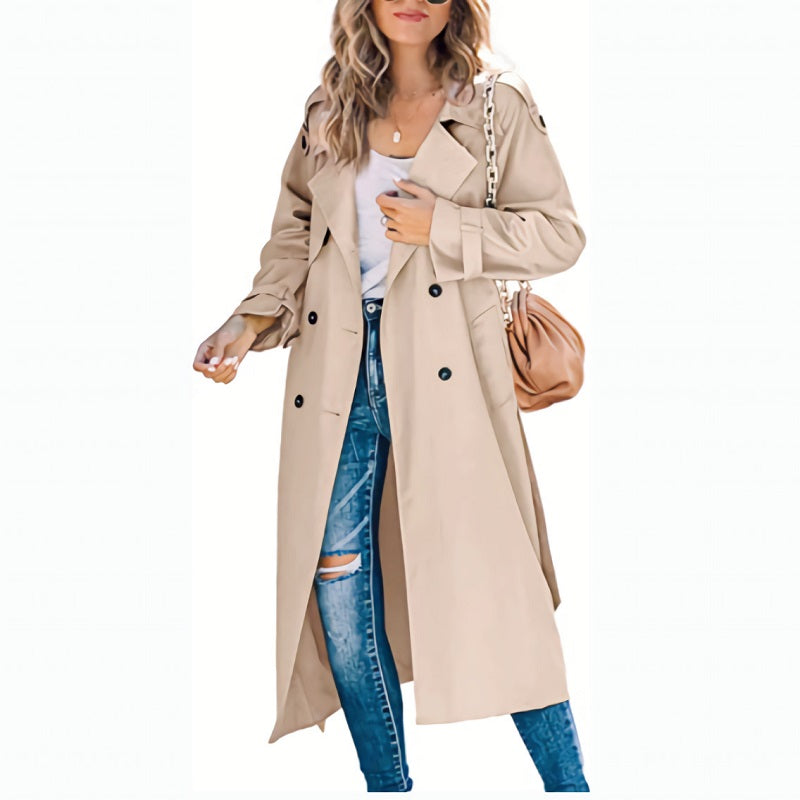Women's Longline Trench Coat