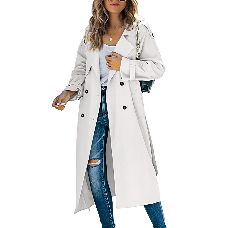 Women's Longline Trench Coat