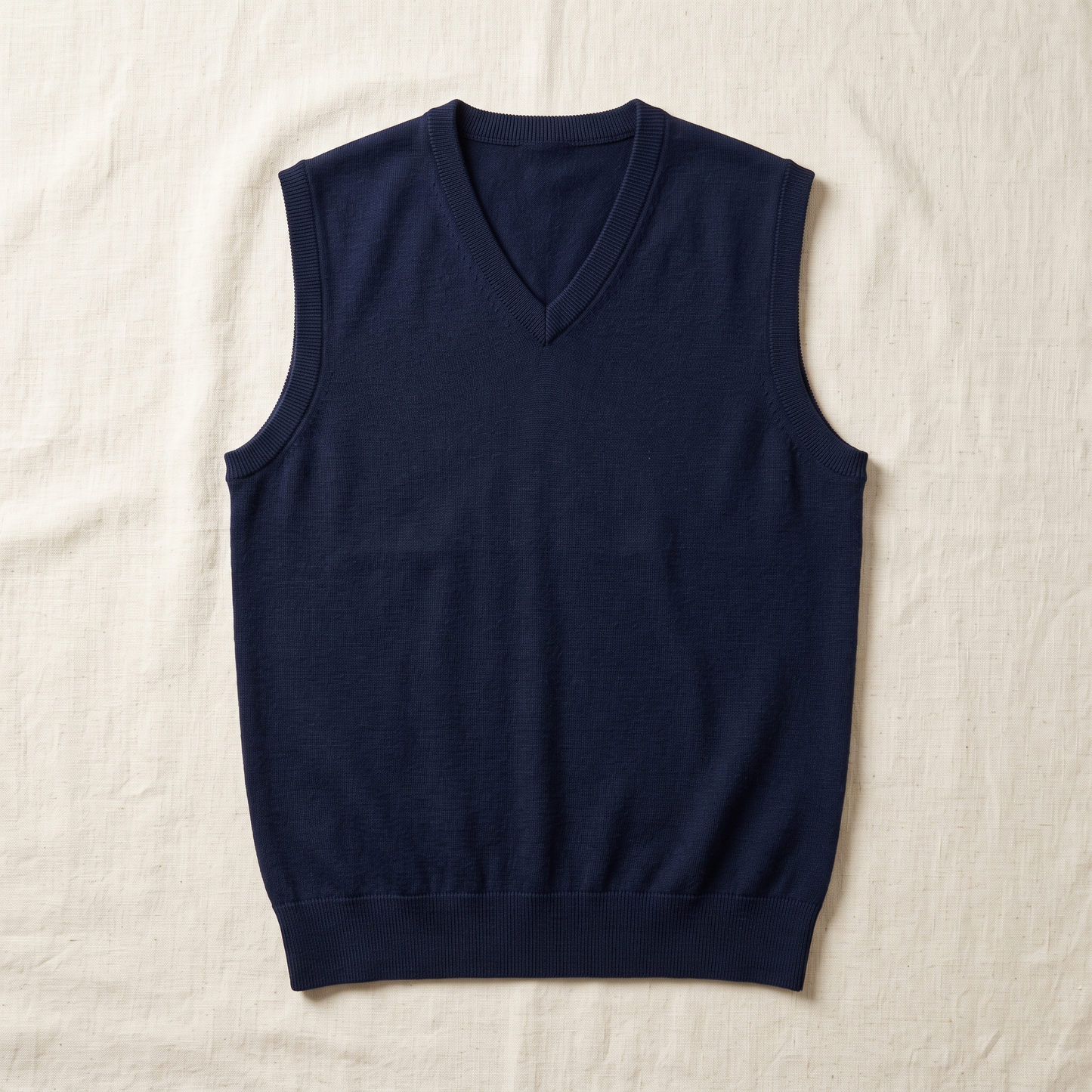 Bellagio Merino Sweater Vest - flat lay front