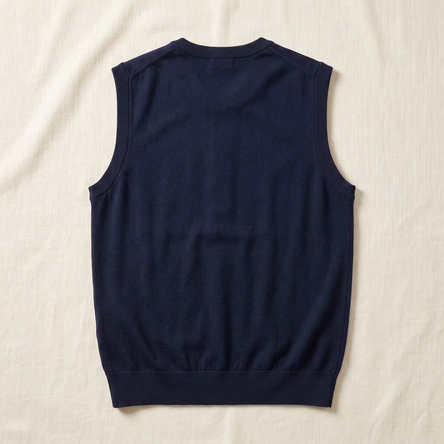 Bellagio Merino Sweater Vest - back view