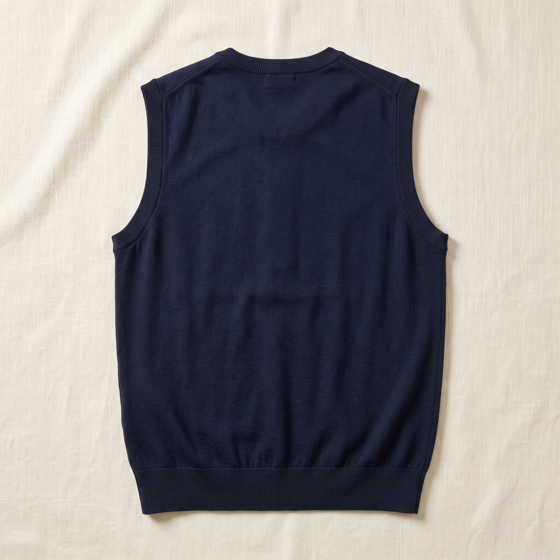 Bellagio Merino Sweater Vest - back view
